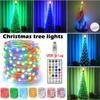 USB Remote Control Christmas Tree Decoration Custom LED String Lights 5M/10M