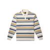 Striped Long Sleeve Polo Shirt Unisex Tops Off-White VN000FS1CFH