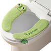 Cartoon Plush Toilet Mat - Universal, Thick & Warm for All Seasons.