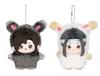 Master of Anime Wei Wuxian Lan Wangji Set 10cm Plush Toy with Pendant Ball Cute Official Moe Merchandise "The Diabolism" & Ver. Chain, Dress-Up, Doll,