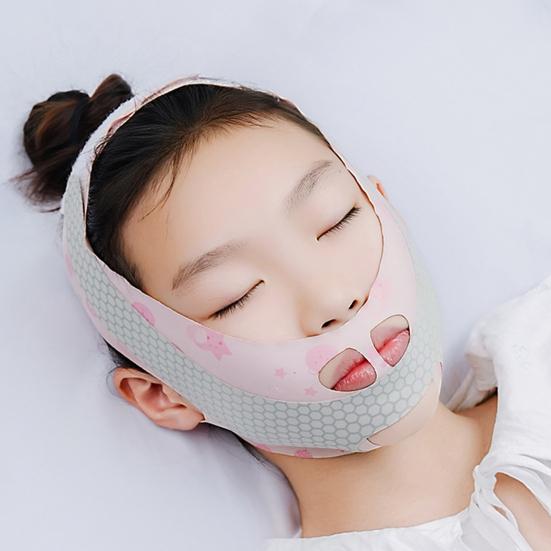 Детский ремешок на подбородок от храпа, регулируемый, дышащий, удерживающий рот закрытым, универсальное детское средство для сна, ремешок для челюсти против храпа, устройство для коррекции дыхания