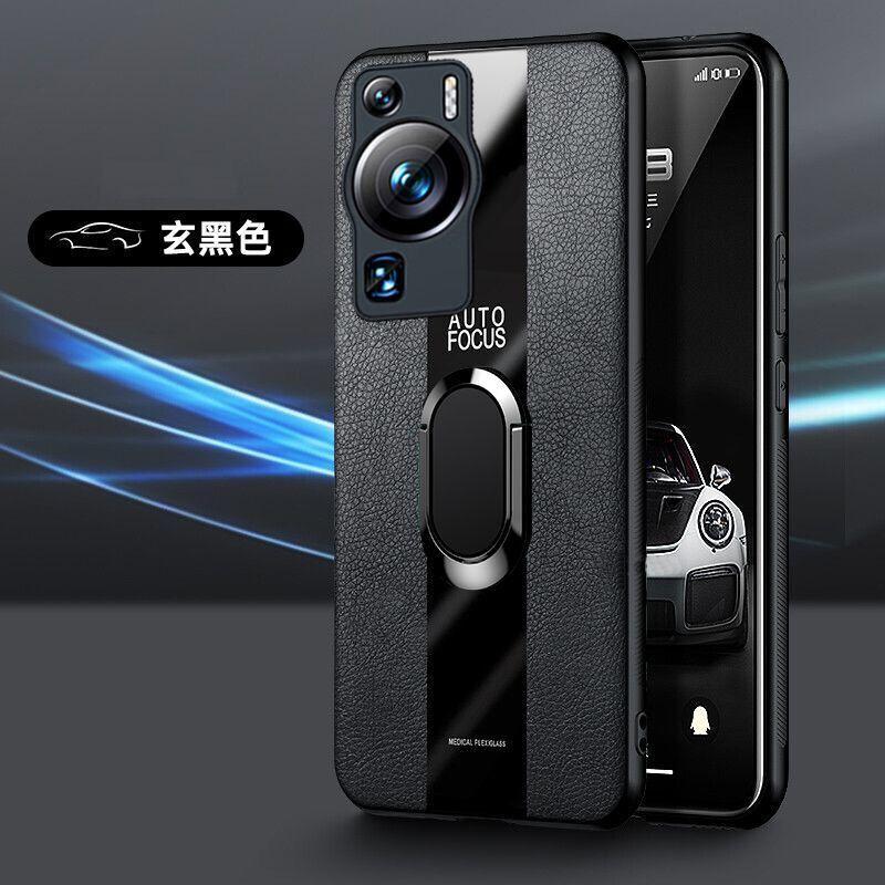 Магнитный держатель Чехол Для Huawei P60 Pro Чехол Роскошная Обложка Из ПУ Кожи Для Huawei P60 P60Pro P 60 Art Кольцо Чехол Ударопрочный Бампер