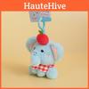 Plush Toy Elephant Keychain With Cartoon Design Doll For Travel And Gift Use