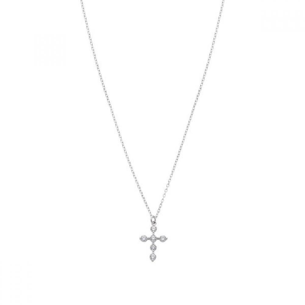 Verte 925 Silver Dew Necklace   un.Silver.212