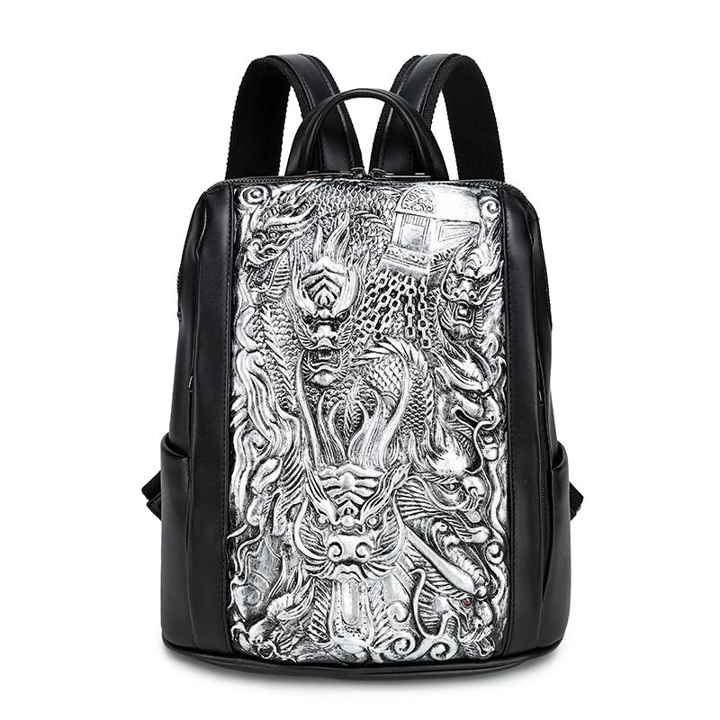 Jierotyx Водонепроницаемый рюкзак для девочек-подростков, готический рюкзак в стиле стимпанк, сумка через плечо, черный модный дорожный рюкзак на Хэллоуин