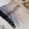 Embroidered Flower Shawl Elegant Headscarf New Triangle Scarf  Women