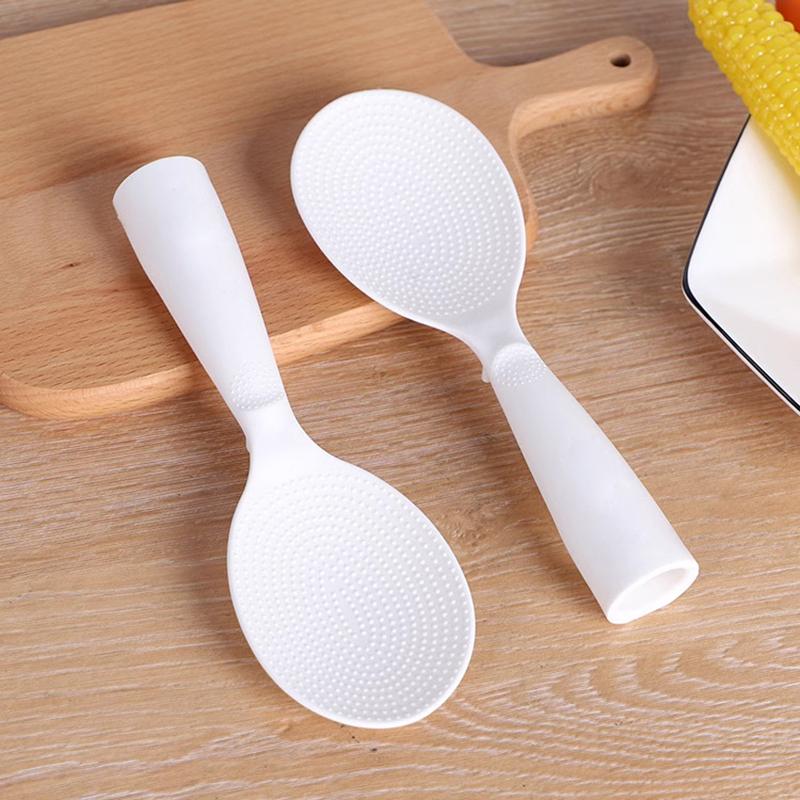 Rice Scoop Stand-Up Non-Stick Rice Spoon Plastic Rice Cooker Spoon Pp Rice Shovel Cooking Spoon Ladle Kitchen Utensils