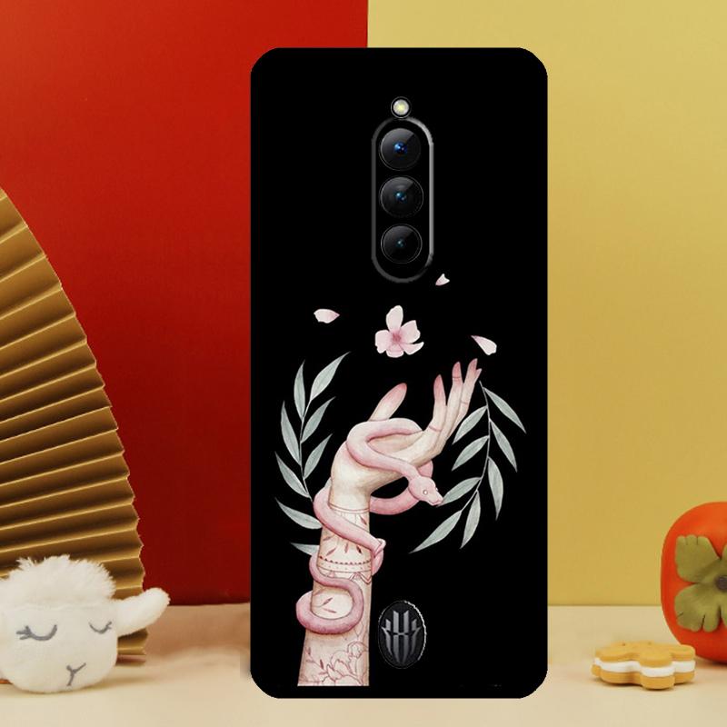 Чехол Рука Змея Цветок для Nubia Red Magic 8 9 10 Pro Plus 6 7 6S 7S Pro 5G 6R RedMagic 9S 8S Pro Plus