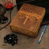 Tree Of Life Leather Journal Vintage Leather Journal Book Of Shadow Grimoire