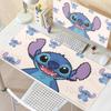 HD Printing Lovely Pixel Stitch Pattern Mouse Pad Kawaii Anime Large PC Mat Cartoon Gaming Office Laptop Anti-slip Rubber Carpet