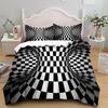 Комплект постельного белья Space Tunnel 3D King Queen Double Full Twin Single Size Duvet Cover Pillow Case Friends Bed Set