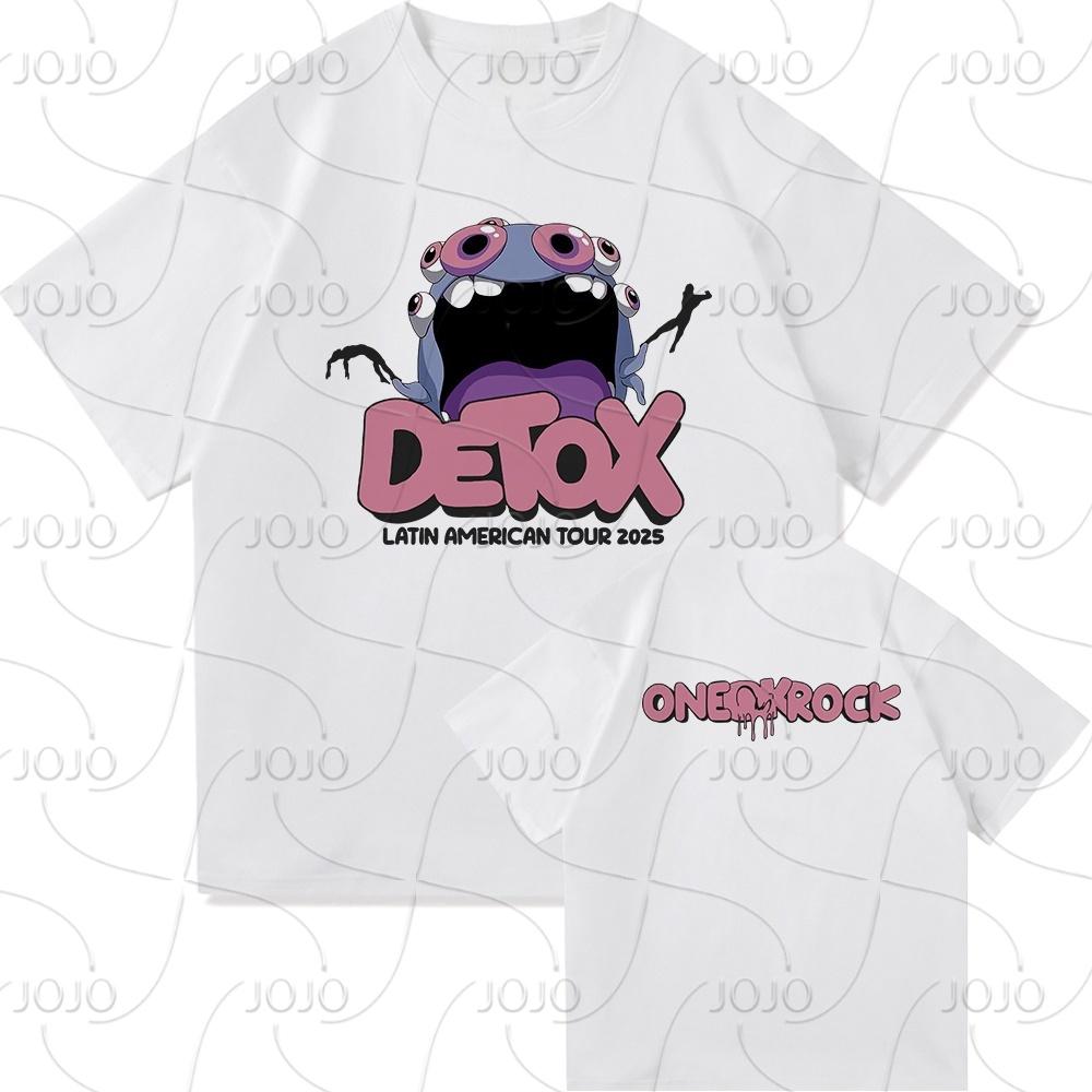 One Ok Rock DETOX Tour 2025 TShirt Fashion Men/women Clothing Vintage Harajuku Quick Drying Clothes Punk T-Shirts