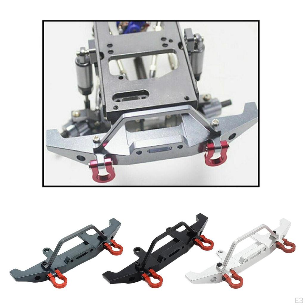 Передний противоударный бампер с фаркопом Подходит для WPL C14 C24 1/16 RC Грузовика Автомобиля Обновление аксессуары