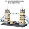 Тауэрский мост, наноблоки, строительные блоки для детей, мост, нано-микропластмассовые блоки, игрушки