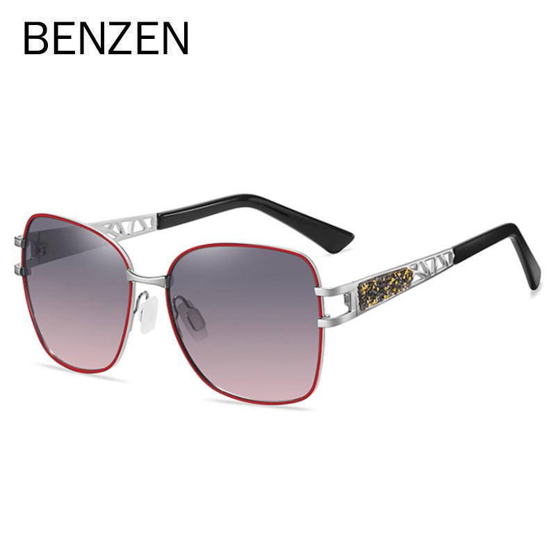 Женские солнцезащитные очки BENZEN, роскошные женские солнцезащитные очки с градиентными линзами, UV400, защитный оттенок 6757