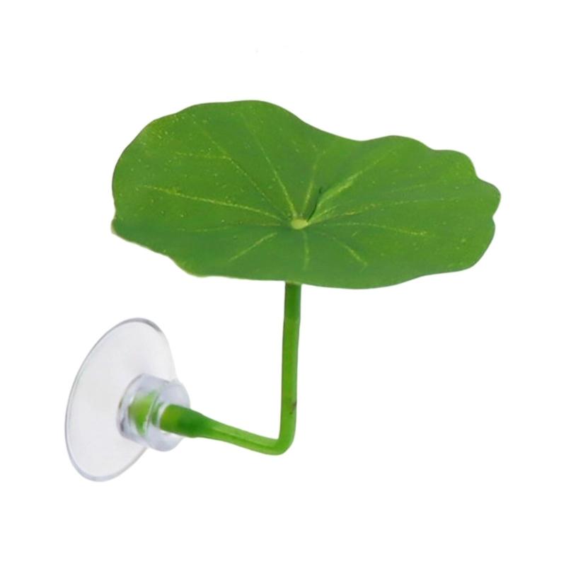Suction Cup Leaf Pad Resting Bed for Betta Fish Hammock Bed Fishtanks Spawning Ground Leaf Bed Aquariums Breeding Supply