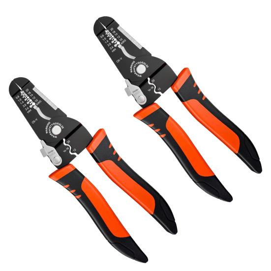 1/2Pcs Wire Strippers Crimping Tools with Ergonomic Handle High Precision Universal Multifunctional Electric Wire Cable Cutters