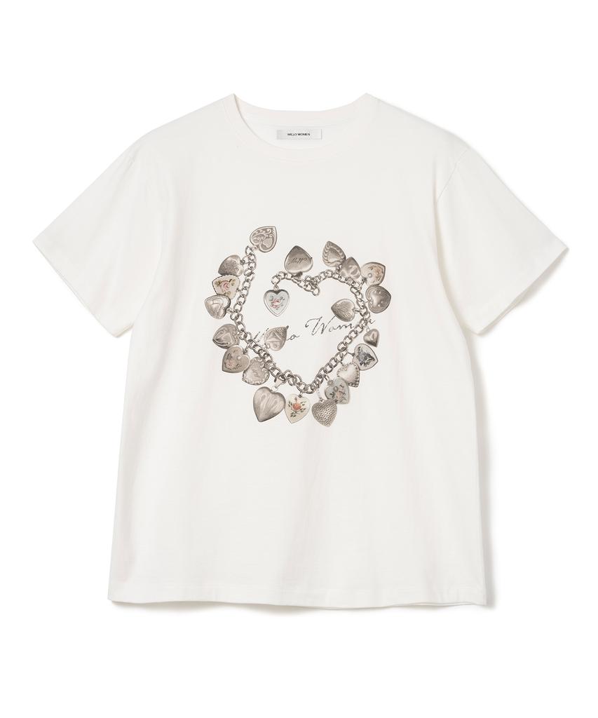MILLO WOMEN Vintage Pendant T-Shirt [Ivory]