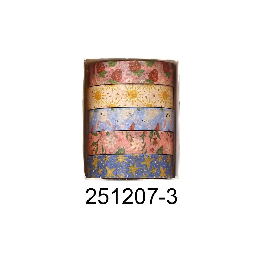 Retro Flower vintage Washi tape set, suitable for DIY photo frames, diaries, gift box packaging, exquisite decorative items