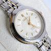 SEIKO Батарейка Exceline Титан Кварц Сапфировое Стекло Новые Замененные/Женские Часы, Двухцветные, Гипоаллергенные