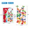 Гоночная трасса строительные блоки дети 3D лабиринт мяч катится игрушка DIY Marble Run гоночные горки набор 80/105/109/133 шт рождественский подарок