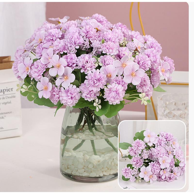 2PCS Artificial flowers, artificial flowers, daisies, artificial flowers, home decoration flowers, artificial flowers.