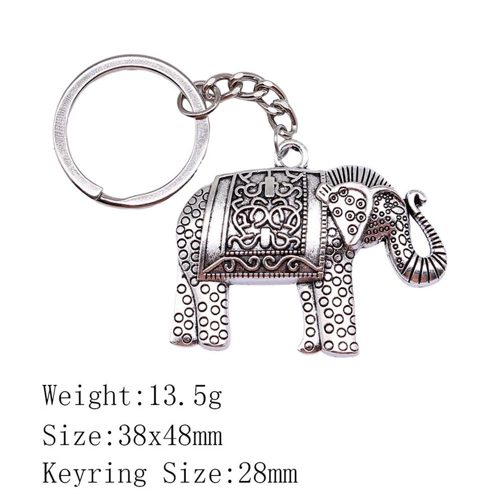 Wedding Anniversary Men Keychain Elephant Key Ring Women's Clothing Chains For Boys