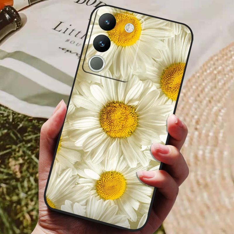 Для Vivo V29e 5G Чехол Новая Мода Милый Мультяшный Роскошный Мягкий Силиконовый Чехол Для VIVO V29e 5G 6.67" V2317 противоударный Funda Coque