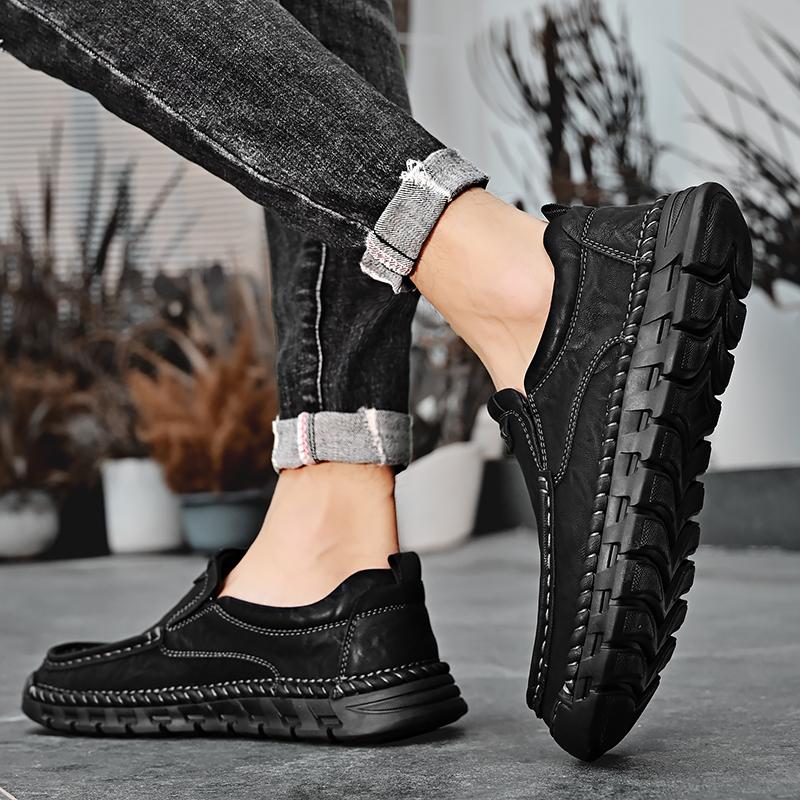 Men's High-quality Leather Shoes Business Casual Four Seasons Leather Shoes Men's Soft Leather Shoes