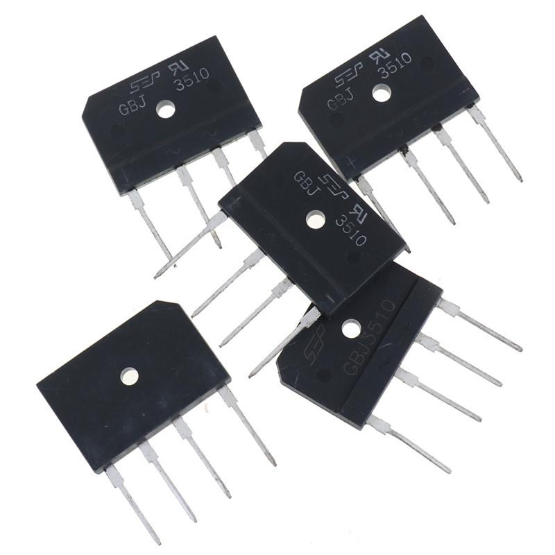 5шт 35А 1000В диодный мостовой выпрямитель Gbj3510