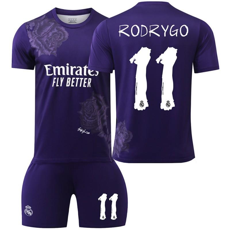 2425 Y3 Co-branded Football Shirt No. 7 C Rovinicius 5 Bellingham 10 Mbabpe Jersey Set
