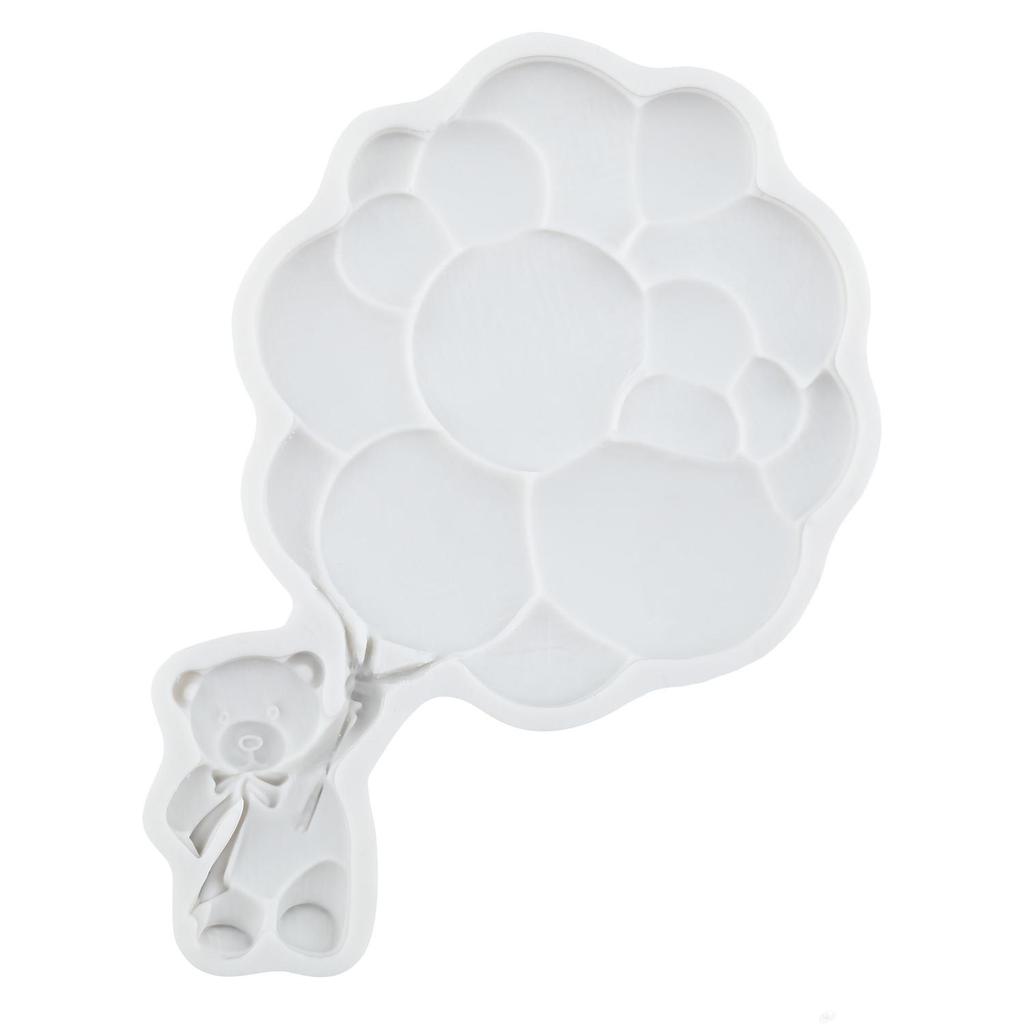 Bear Balloon Silicone Mold Balloon Fondant Molds Cake Decorating Tools Cupcake Topper Candy Resin Clay Chocolate Gumpaste Mold