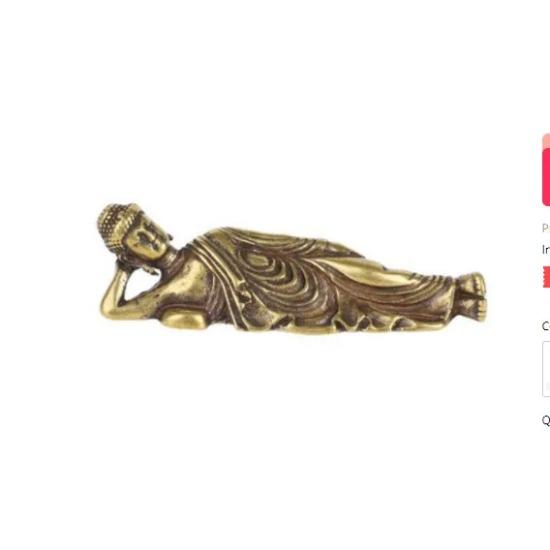 Статуэтка Орнамент Твердой Меди Миниатюрные Статуэтки Ручной Работы Ремесло Гостиная Офис Домашний Декор Аксессуар Статуя Будды Подвеска