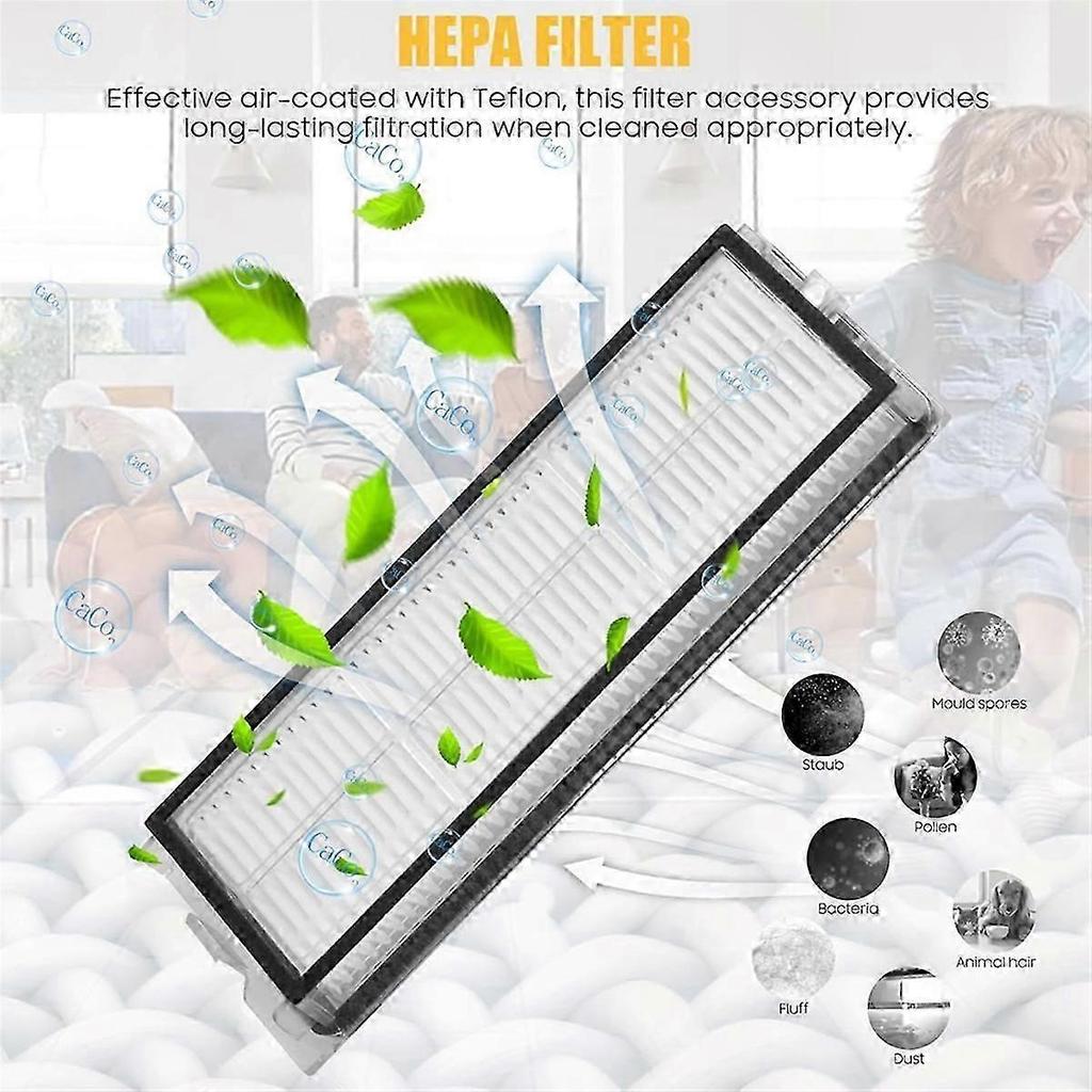 For Qrevo S/QRevo Pro/QRevo MaxV Robot Vacuum Cleaner Main Side Brushes Hepa Filters Mop Cloth Dust