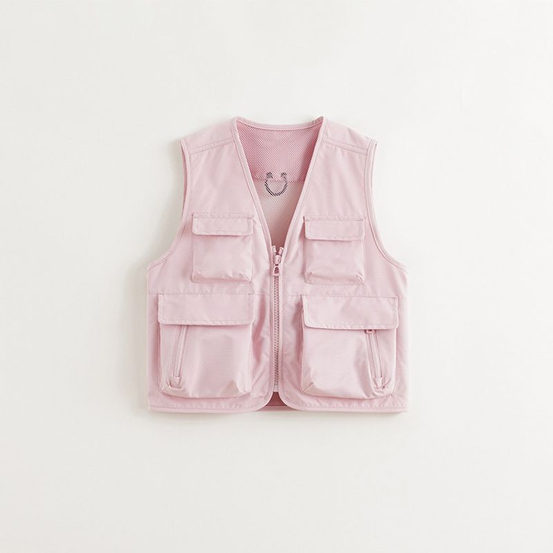[Mountain Series Outdoor] Mark Jenny Boys and Girls Three-Proof Multi-Functional Work Vest Spring New Style 250090