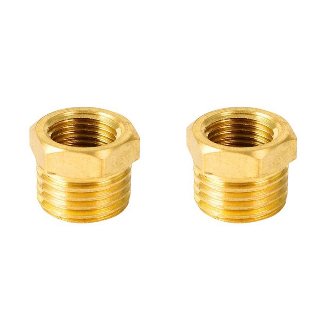 Латунный пневматический редукционный фитинг высокого давления, шестигранный переходник с гнездовым соединением разных размеров для промышленных пневмосистем