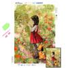 3D алмазная живопись садовая девушка вышивка крестиком полная алмазная вышивка комплект для алмазной вышивки пейзаж ремесла украшение дома