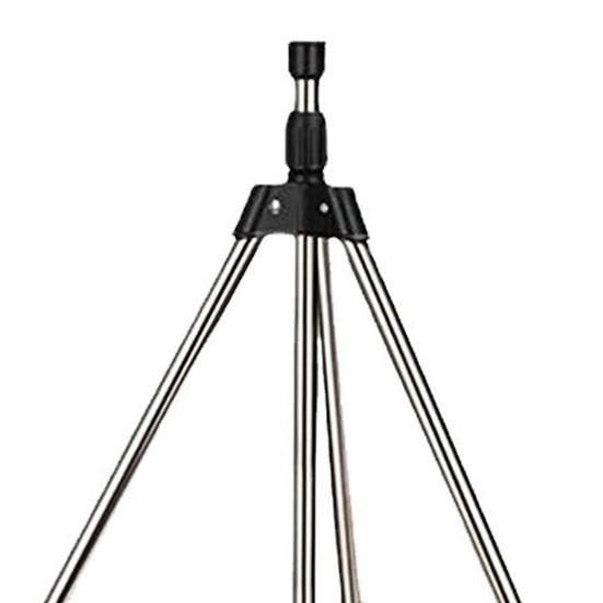 Tripod Sprinkler Stable Structure Multipurpose Simple Operation Fine Splash Telescoping Tripod Sprinkler Garden Supplies