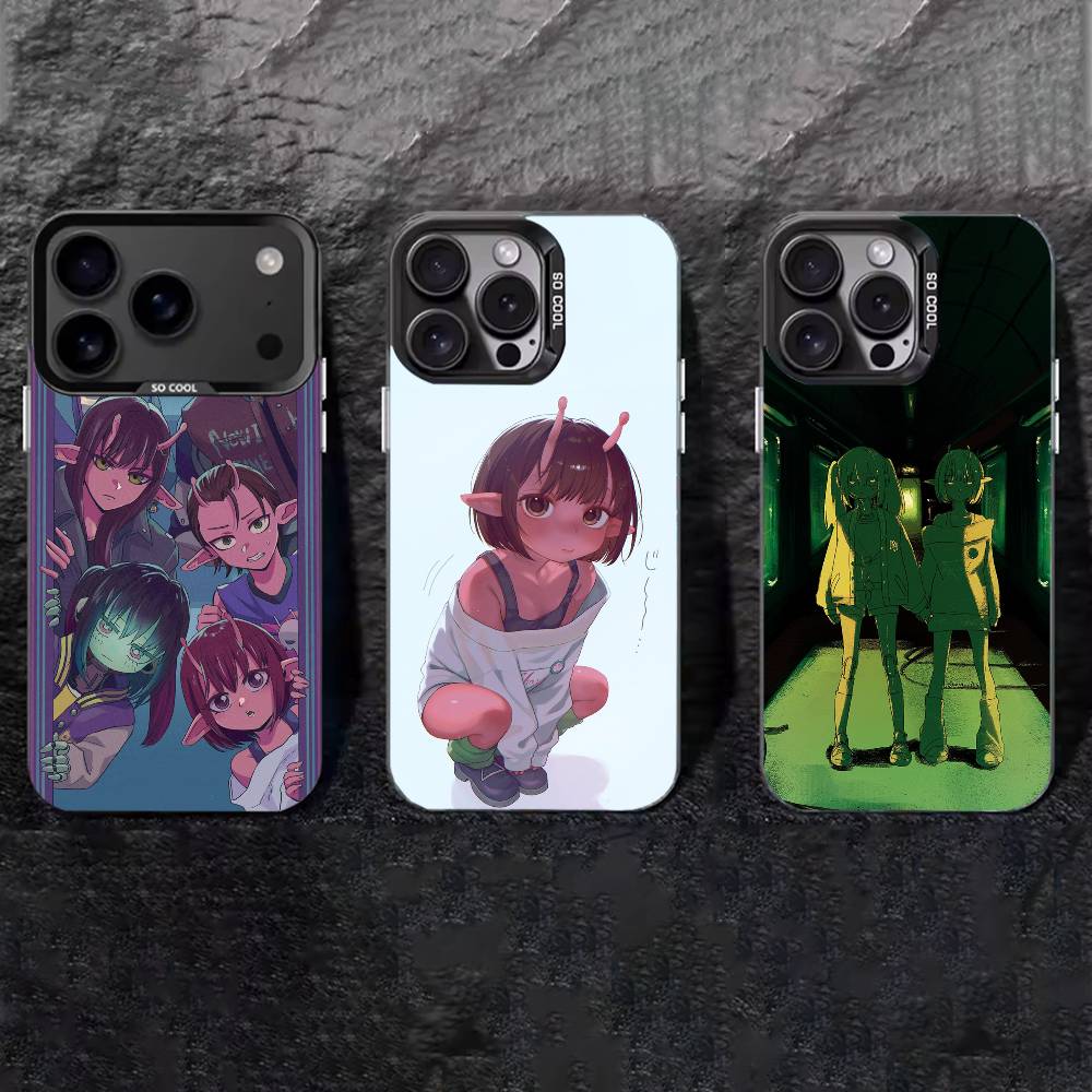 M-Milky S-Subway Anime Phone Case For iPhone 17,16,15,14,13,12,11 Plus,Pro Max,XS,Colored silver phone case