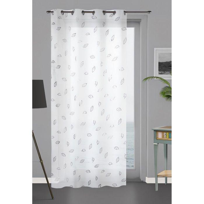 SOLEIL D'OCRE Eyelet Sheer Curtain - Laurene - 135x250 Cm - White