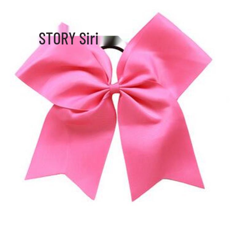 8-Inch Pigtail Bow Ribbon Hair Tie for Girls