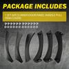 6x Накладки на ручки внутренней двери для BMW 323i 325xi 328i 330xi E90 EA