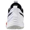 Mizuno Wave Momentum Elite Удобные Прочные Поддерживающие Сбалансированные Волейбольные Кроссовки Унисекс Белый Черный V1GA251259