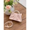 Niche Новая женская сумка Temperament Pearl Wrist Fold Cloud Handbag One Shoulder Crossbody Mini Bag Trend
