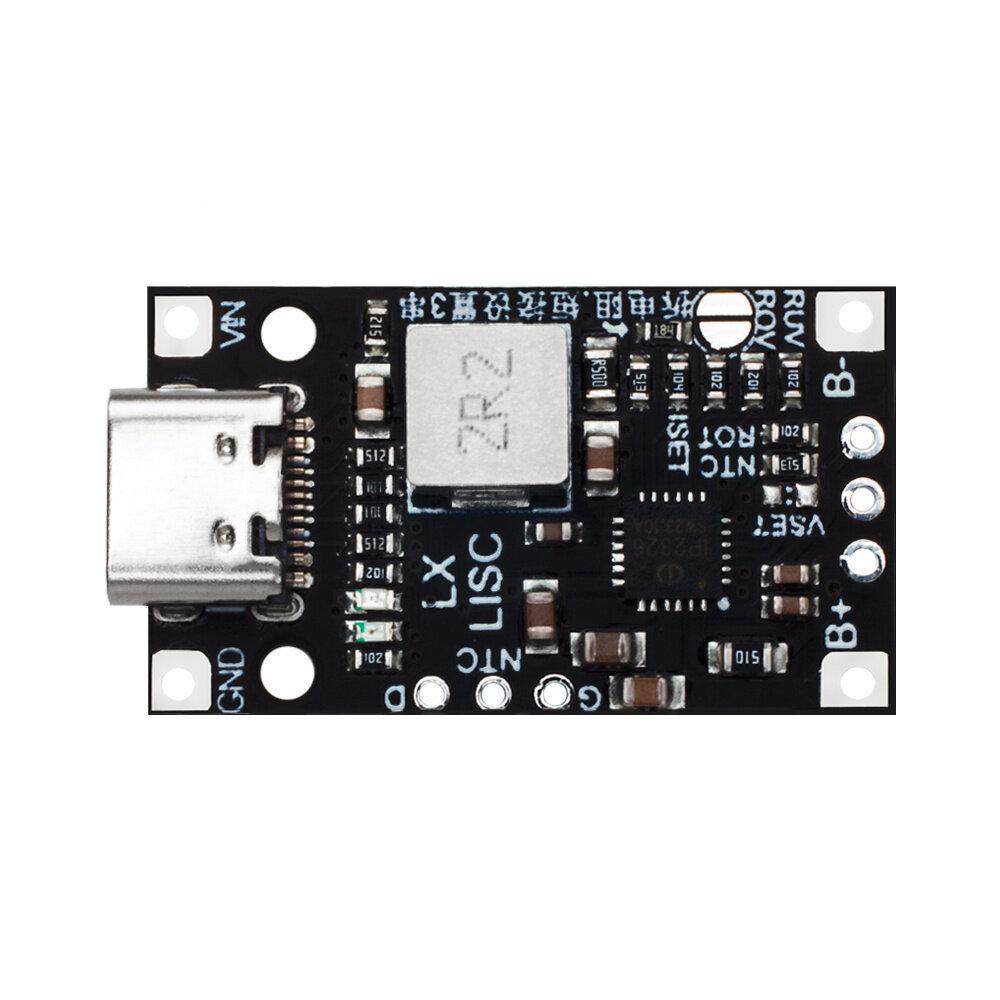 Тип-C USB 2-3S BMS 15 Вт 8,4 В 12,6 В 1,5 А модуль ускорения зарядки литиевой батареи со сбалансированной поддержкой быстрой зарядки с индикатором