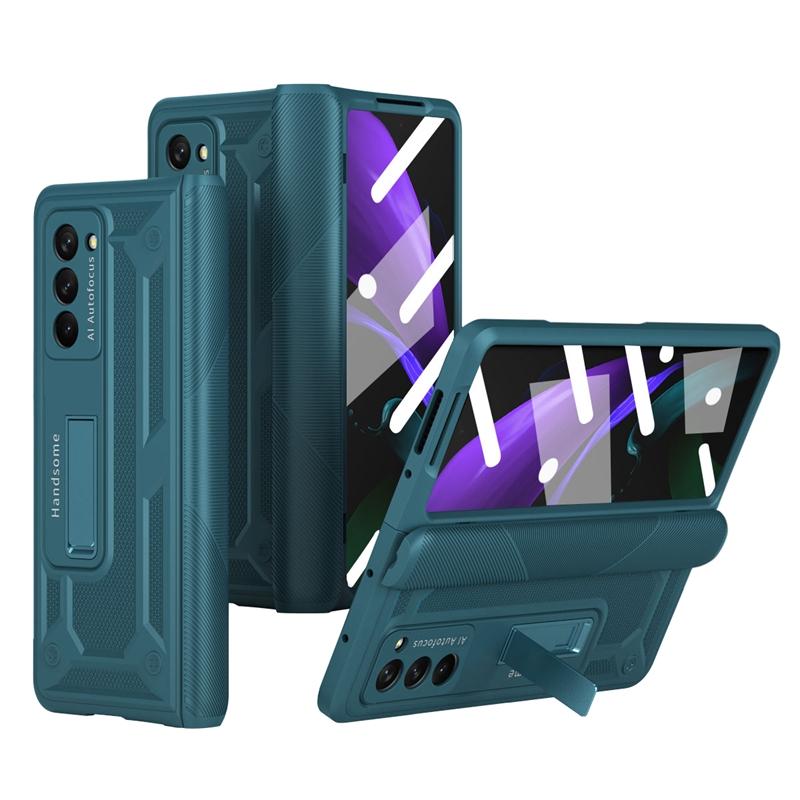 Для Samsung Galaxy Z Fold 2 3 4 чехол с магнитной адсорбцией и подставкой для Z Fold 3 5g полная защита противоударный чехол