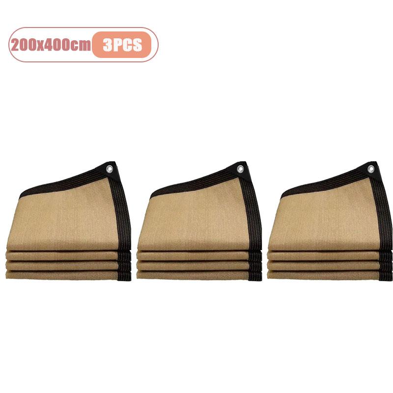 2x2м 2x4м Садовая УФ-защитная затеняющая сетка Солнце Открытый Затеняющий Сетка Кемпинг Пикник Тент от солнца Дышащий Навес Двор Сад