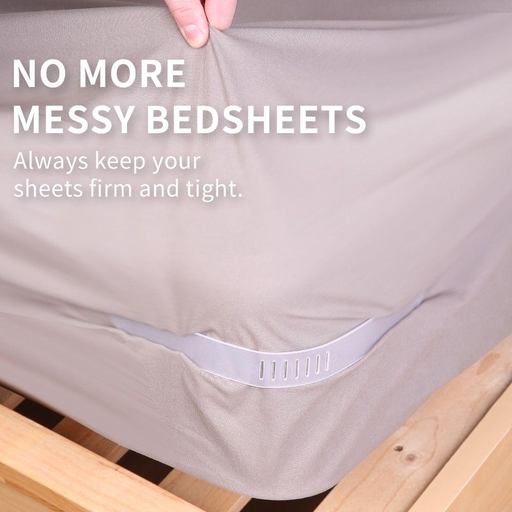 Невидимый сверхпрочный держатель простыни с фиксирующими полосками, держатели простыней, самодельные захваты для простыней, фиксированные