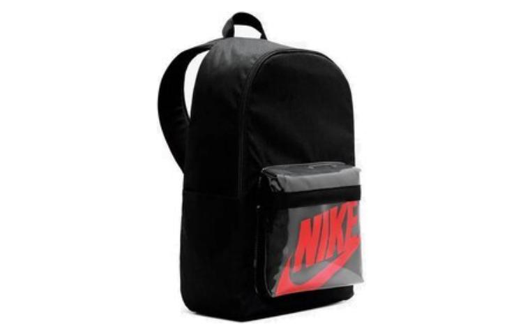 Nike Рюкзак из ПВХ Обычный Унисекс Черный Красный DM0433-010