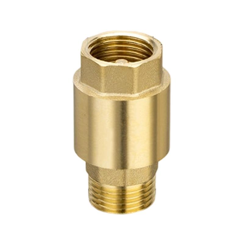 Thickened Brass Check Valves 6 Inch Vertical Design Leakproof Seal For Industrial And Home Use Preventing Reverse Flows